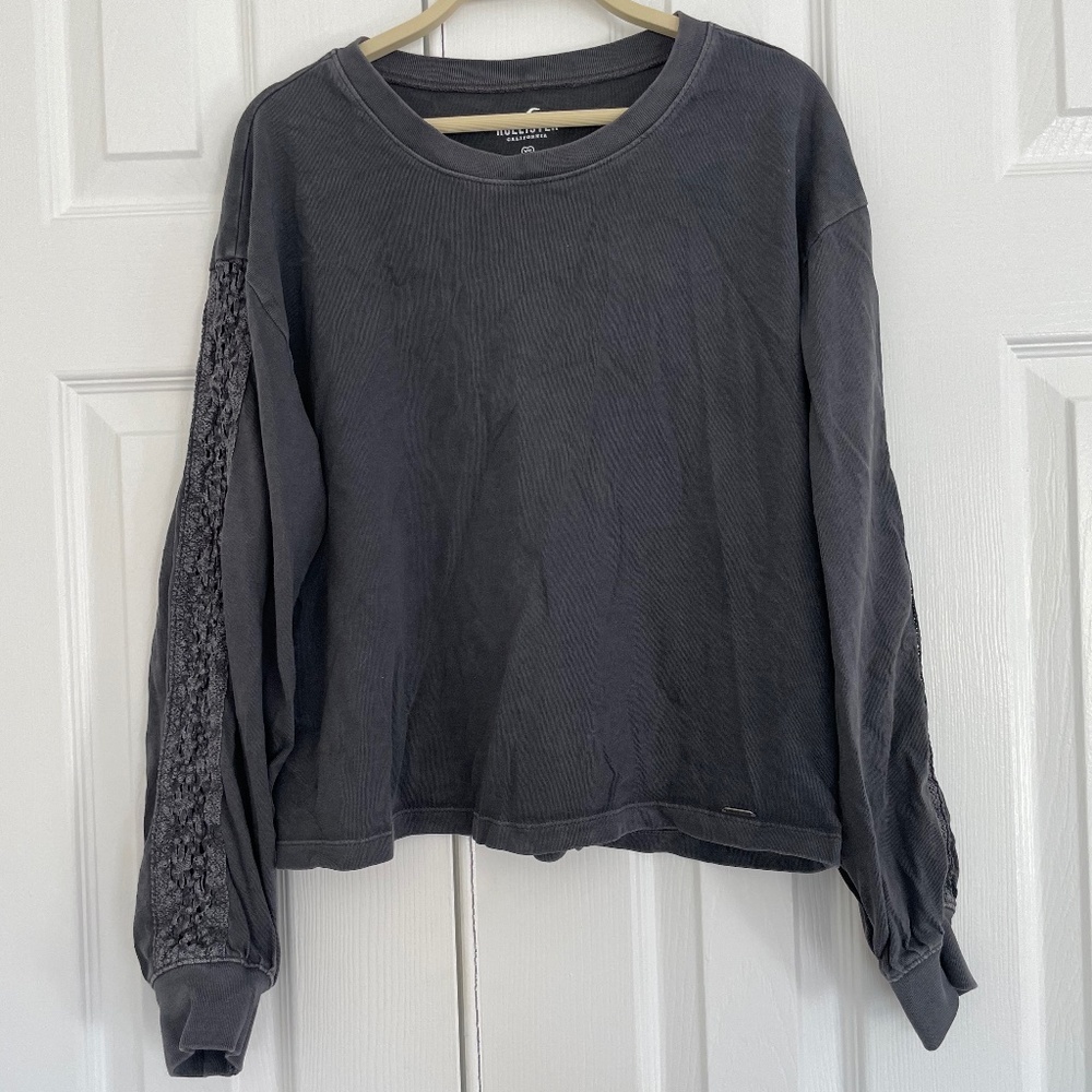 Hollister Black Long sleeve top
